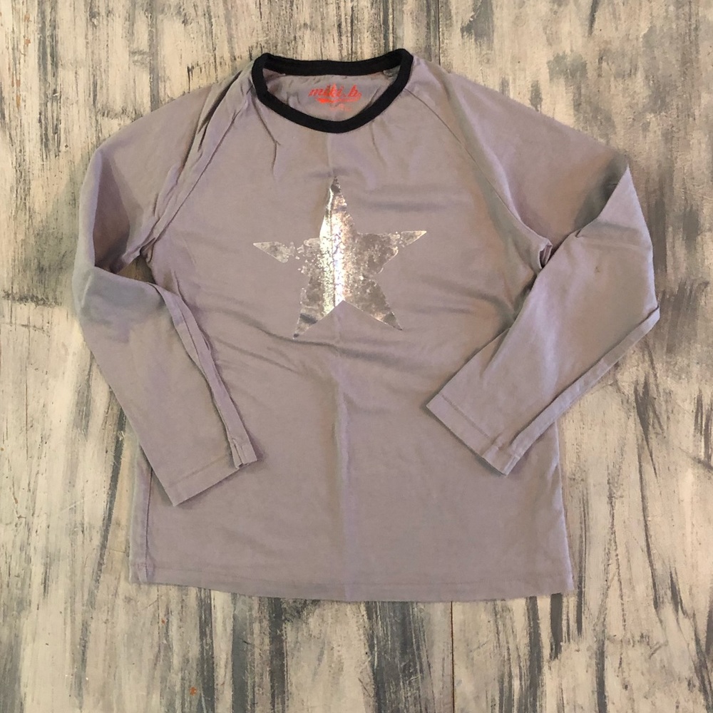 miki.b Girls Long Sleeved Star Tee